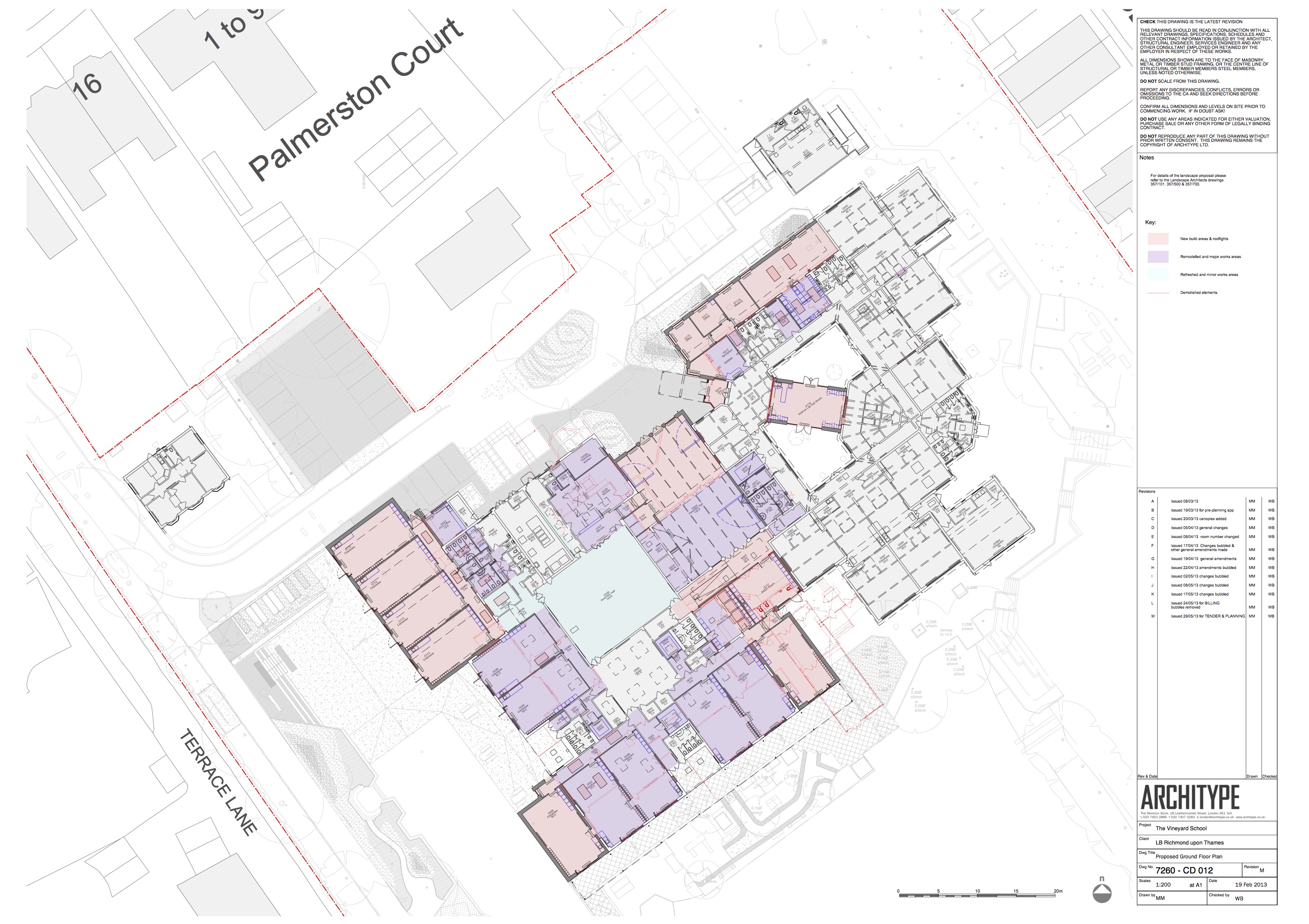 Vineyard School plans