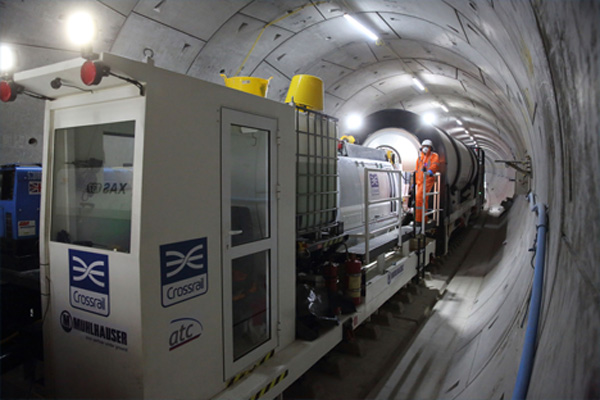 Crossrail Tunnel fit out