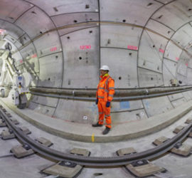 Crossrail Tunnel fit out