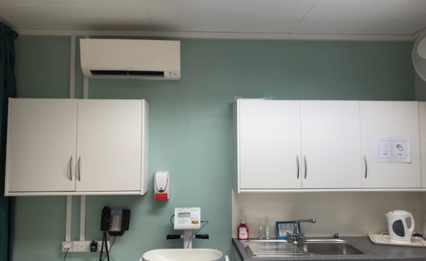 Ore Clinic air conditioning unit