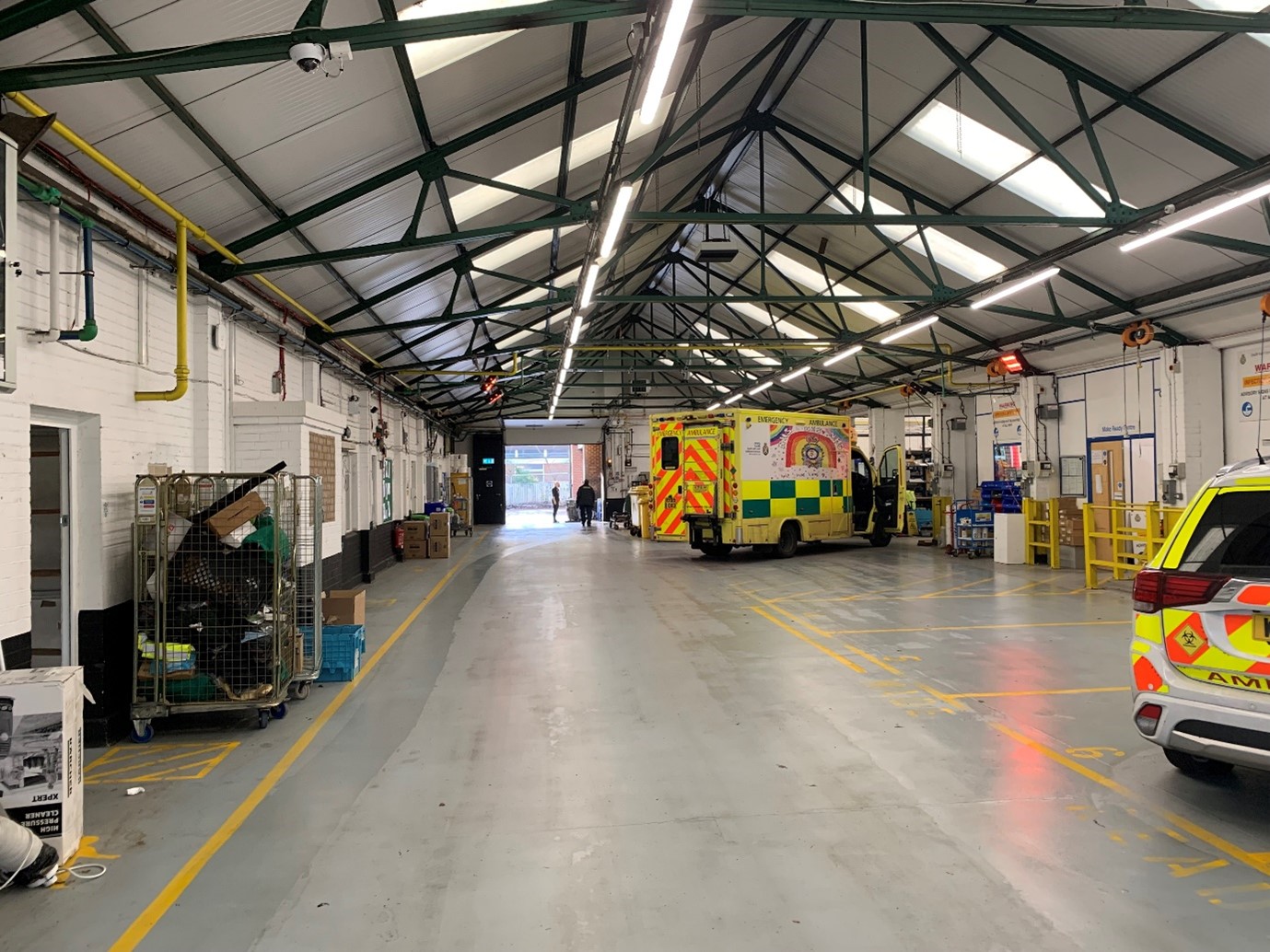 Internals of Chertsey Make Ready Centre