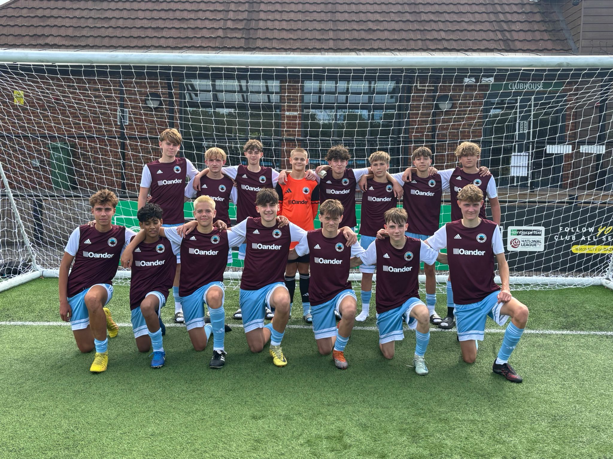 Chesworth Rovers in Oander sponsored shirts