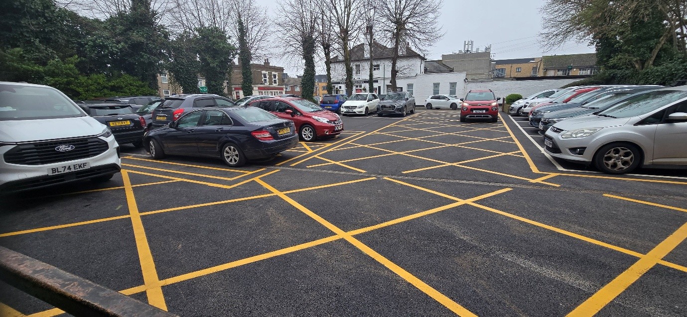 completed works at Dartford West health Centre fixing drainage issue